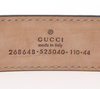 Cinto Gucci Microguccissima Preto 110 - comprar online