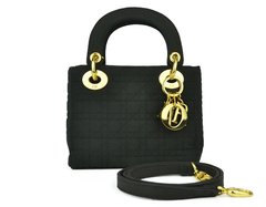 Bolsa Christian Dior Cannage Nylon Micro Lady Dior