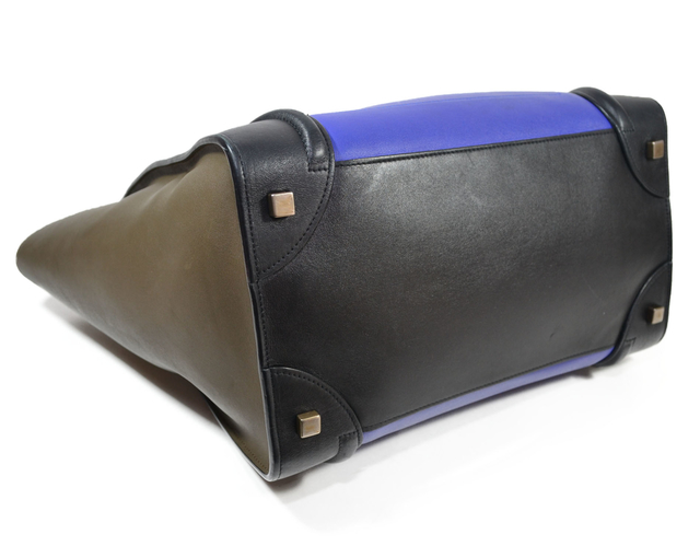 Céline Luggage Multicolor Mini Couro Liso - comprar online