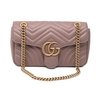 Bolsa GG Marmont Small Matelasse Shoulder Taupe