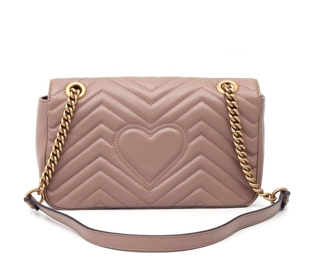 Bolsa GG Marmont Small Matelasse Shoulder Taupe na internet