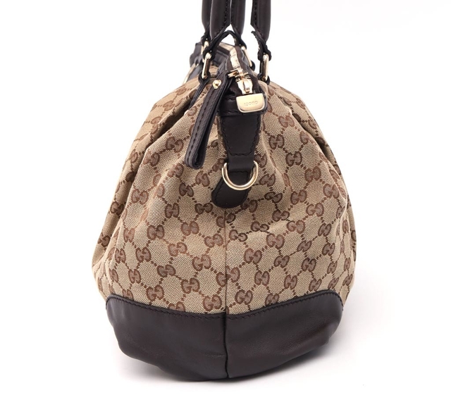 Imagem do Bolsa Gucci Sukey Canvas Ébano/Bege
