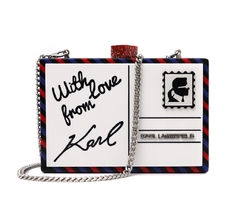 Bolsa Clutch Karl Lagerfeld Postcard