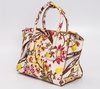 Prada Floral-Print Saffiano Twin-Pocket Tote - Paris Brechó - Artigos de Luxo Seminovos