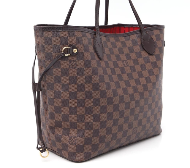 Bolsa Louis Vuitton Neverfull Damier Ébène MM - Paris Brechó - Artigos de Luxo Seminovos