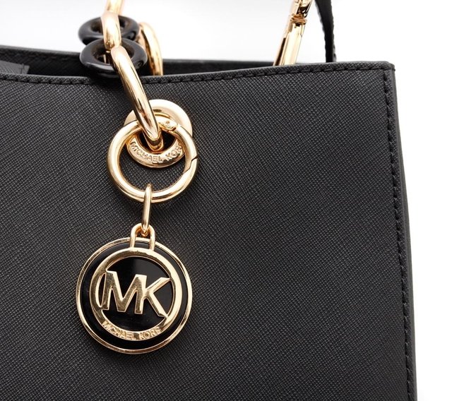 Bolsa Michael Kors Shopping Tote Jet Set Preta - comprar online