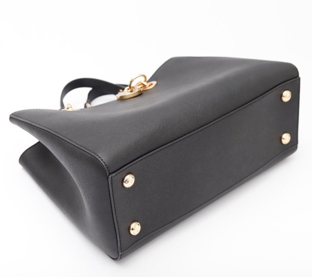 Bolsa Michael Kors Shopping Tote Jet Set Preta - Paris Brechó - Artigos de Luxo Seminovos