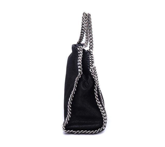 Bolsa Stella Mccartney Mini Falabella Black Shaggy - loja online