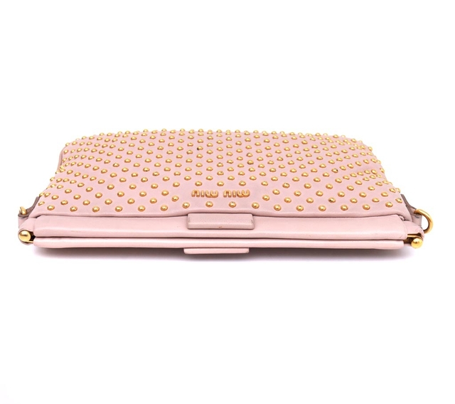 Bolsa Miu Miu Spikes Pink Crossbody