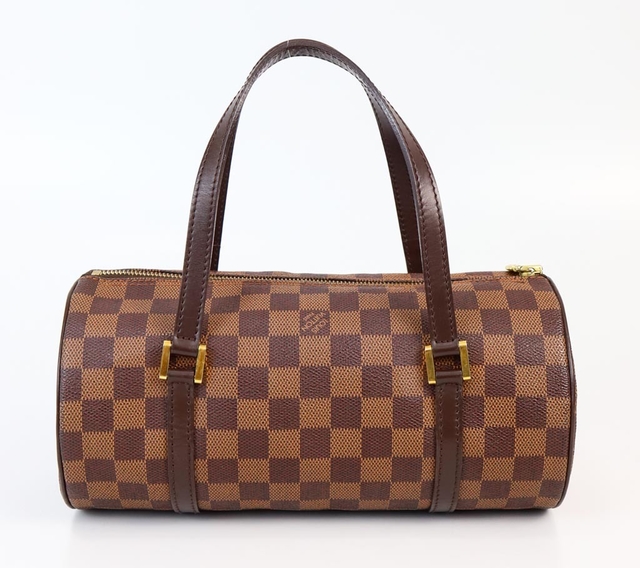 Bolsa Papillon 26 Damier Ébenè - Paris Brechó - Artigos de Luxo Seminovos