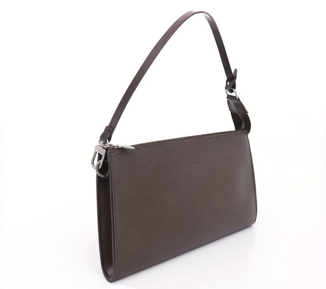 Bolsa Louis Vuitton Pochette Accessories Epi 24 Moka