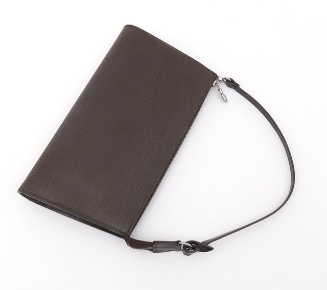 Bolsa Louis Vuitton Pochette Accessories Epi 24 Moka - loja online