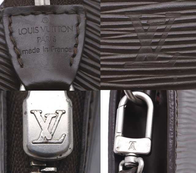 Bolsa Louis Vuitton Pochette Accessories Epi 24 Moka - Paris Brechó - Artigos de Luxo Seminovos