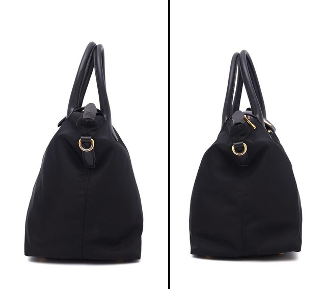Bolsa Original Prada Tote Tessuto Preta na internet