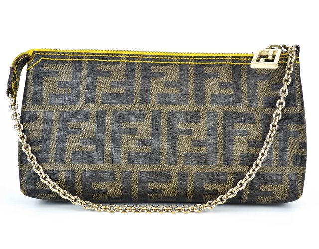 Bolsa Pochette Fendi Monograma Canvas