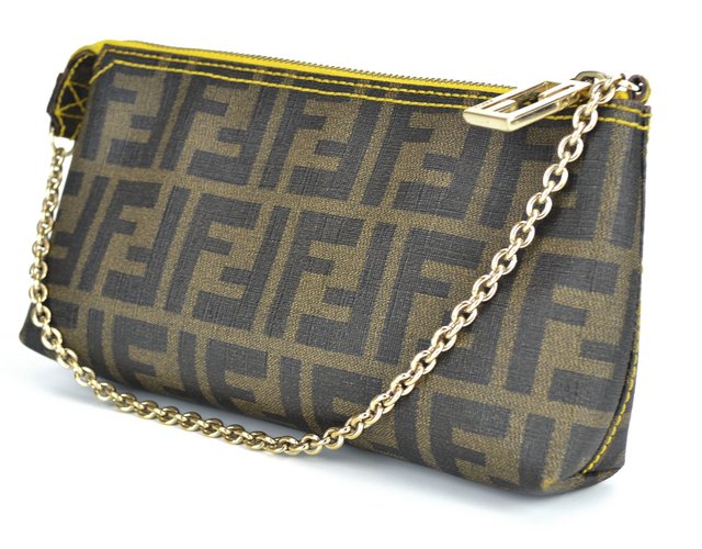 Bolsa Pochette Fendi Monograma Canvas na internet