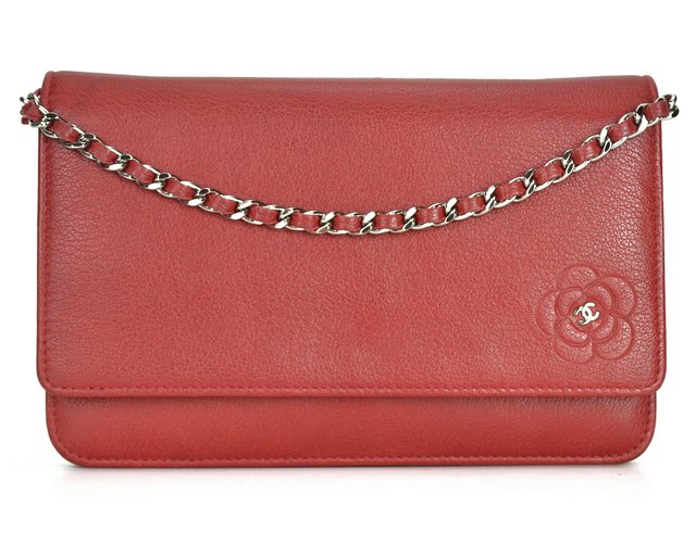 Chanel WOC Red Camélia