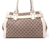 Gucci Beige/White GG Canvas Running Tote - Paris Brechó - Artigos de Luxo Seminovos