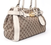 Gucci Beige/White GG Canvas Running Tote - loja online