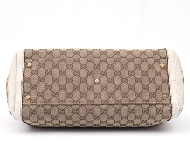 Gucci Beige/White GG Canvas Running Tote na internet