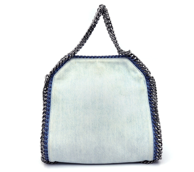 Bolsa Stella Mccartney Mini Falabella Flores Jeans - Paris Brechó - Artigos de Luxo Seminovos