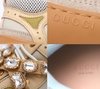 Tênis Original GUCCI Crystals Flashtrek 38 EUR