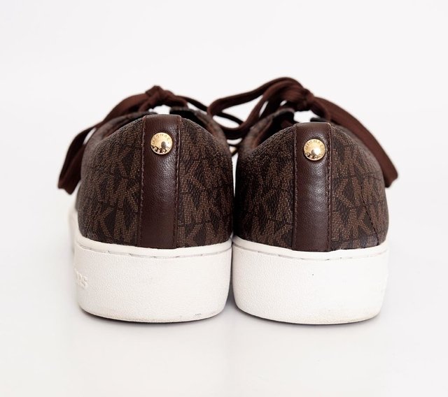 Tênis Michael Kors Monograma Canvas Ébano