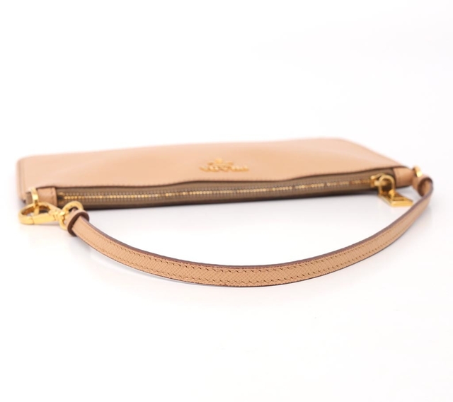 Clutch Prada Saffiano Bege