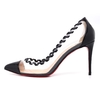 Imagem do Sapato Christian Louboutin Preto e translúcido