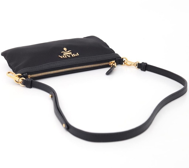 Bolsa Clutch Prada Tessuto Nero - loja online
