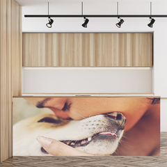 Painel Adesivo Pet Shop Veterinário Cachorro Gato - 0002pdt