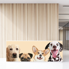 Painel Adesivo Pet Shop Veterinário Cachorro Gato - 0007pdt - comprar online
