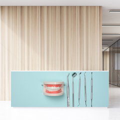 Painel Adesivo Dentista Consultório Odontológico - 0012pdt - comprar online