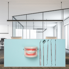 Painel Adesivo Dentista Consultório Odontológico - 0012pdt