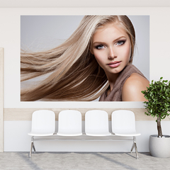 Adesivo de Parede Salão de Beleza Cabeleireiro Cabelos Painel Sala - 0016pad - loja online