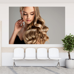 Adesivo de Parede Salão de Beleza Cabeleireiro Cabelos Painel Sala - 0017pad - loja online