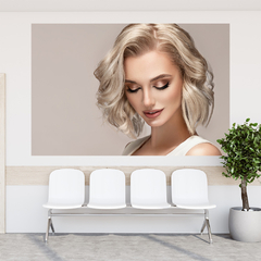 Adesivo de Parede Salão de Beleza Cabeleireiro Cabelos Painel Sala - 0018pad - loja online