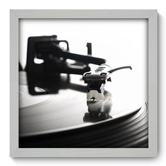 Quadro Decorativo com Moldura - Toca Discos - 001qng - comprar online