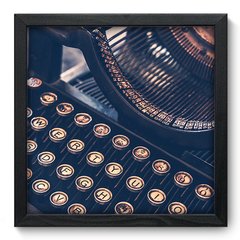 Quadro Decorativo com Moldura - Máquina de Escrever - 001qnv