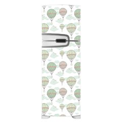 Adesivo Decorativo de Geladeira - Nuvens e Balões - 002gel