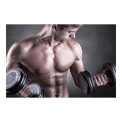 Adesivo de Parede Academia Fitness Musculação Ginástica Painel Sala - 0031pad - Allodi