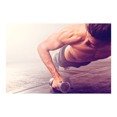 Adesivo de Parede Academia Fitness Musculação Ginástica Painel Sala - 0036pad na internet