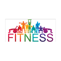 Painel Adesivo Academia Fitness Musculação - 0041pdt - Allodi