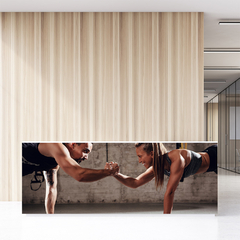 Painel Adesivo Academia Fitness Musculação - 0048pdt - comprar online