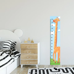 Adesivo Régua de Crescimento Infantil Safari Girafa Menino Menina Bebê - 004reg - comprar online