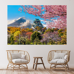 Imagem do Adesivo de Parede Restaurante Japonês Japão Paisagem Turismo Mundo Painel Sala - 0050pad
