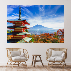 Imagem do Adesivo de Parede Restaurante Japonês Japão Paisagem Turismo Mundo Painel Sala - 0051pad