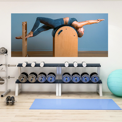 Painel Adesivo Academia Fitness Pilates - 0054pdt