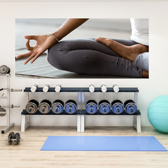 Painel Adesivo Academia Fitness Yoga - 0056pdt - comprar online