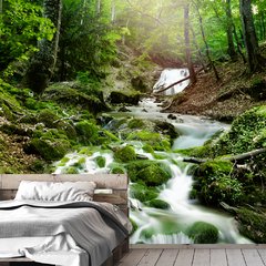 Papel de Parede Paisagem Cachoeira Natureza Sala Painel Adesivo - 005pc